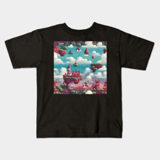 Pixel Art Repeating Pattern Kids T-Shirt